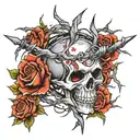 Barbed Wire tattoo design idea