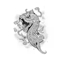 calligraphy nothing lasts forever tattoo design idea