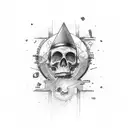 nothing lasts forever tattoo design idea