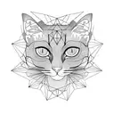 siamese cat tattoo design idea