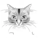 siamese cat tattoo design idea