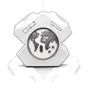 A gym dumbbell intertwined with a world map tattoo design idea