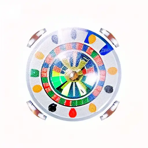 roulette wheel/table, poker chips, 4 aces  and marijuana  tattoo design idea