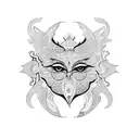 vulva tattoo design idea