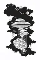 The World Is yours blimp from scarface, also has my mom's birth date of 6/18 and my grandma known as "mama" on 8/10.  tattoo design idea