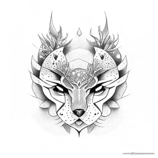 number 9 tattoo design idea