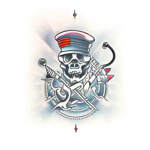 escape reality tattoo design idea