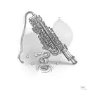 Clarinet, number 13, Humility tattoo design idea