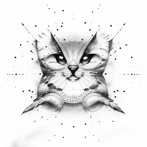 Galaxy in the shape of en eye  tattoo design idea