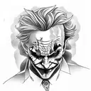 joker tattoo design idea