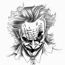 joker tattoo design idea