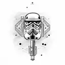 Star Wars lightsaber tattoo design idea