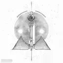 Star Wars lightsaber tattoo design idea