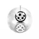 8 Ball with 2 cue's tattoo design idea