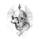 da vinci drawing man tattoo design idea