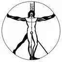 The Vitruvian Man tattoo design idea