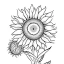 Sunflower, Ukrainian, життя, боротьба, любов, перемога, дім tattoo design idea