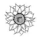 Sunflower, Ukrainian, життя, боротьба, любов, перемога, дім tattoo design idea