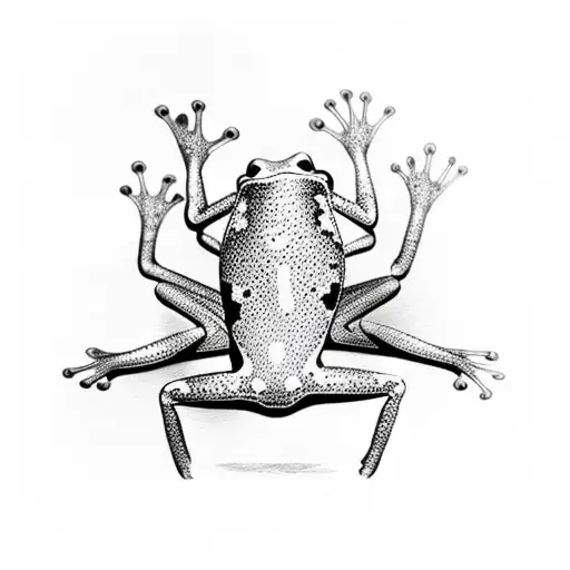 poison dart frog tattoo design idea