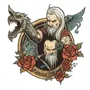 the witcher signs tattoo design idea