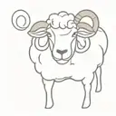 lost sheep tattoo design idea
