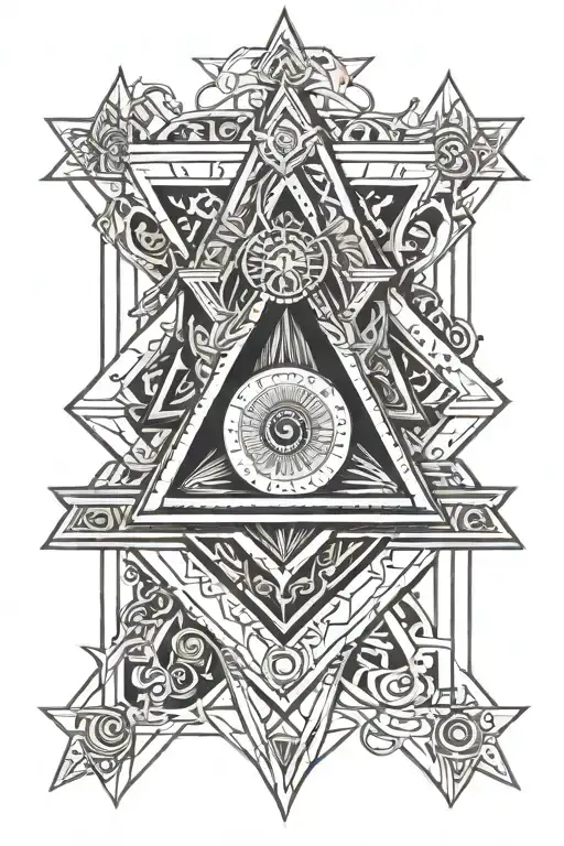 freemasons tattoo design idea