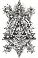 freemasons tattoo design idea