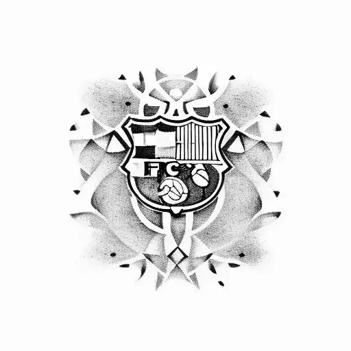 Fc barcelona tattoo design idea
