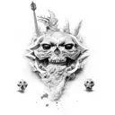 altered perception  tattoo design idea