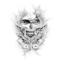 altered perception  tattoo design idea