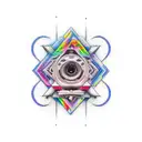 altered perception  tattoo design idea