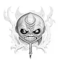 Binding of Isaac conquest tattoo design idea
