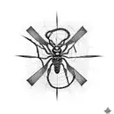 brimstone snake spiderweb tattoo design idea