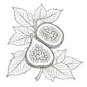 Fig tattoo design idea