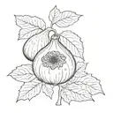 Fig tattoo design idea