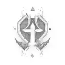 Symbol of courage tattoo design idea