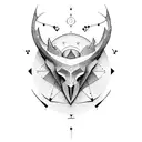 Symbol of courage tattoo design idea
