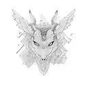 Symbol of courage tattoo design idea