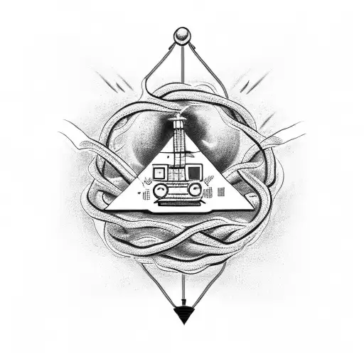 Design a black-grey tattoo of a memorable date intertwined with a helicopter to symbolize the importance of that day in your life tattoo design idea