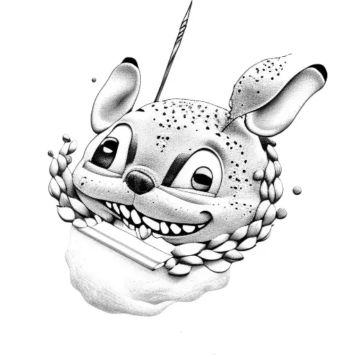 stich tattoo design idea
