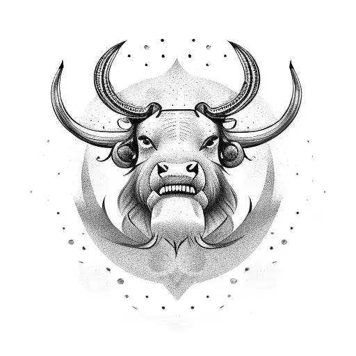 carabao tattoo design idea