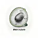 avocado, science, cat tattoo design idea