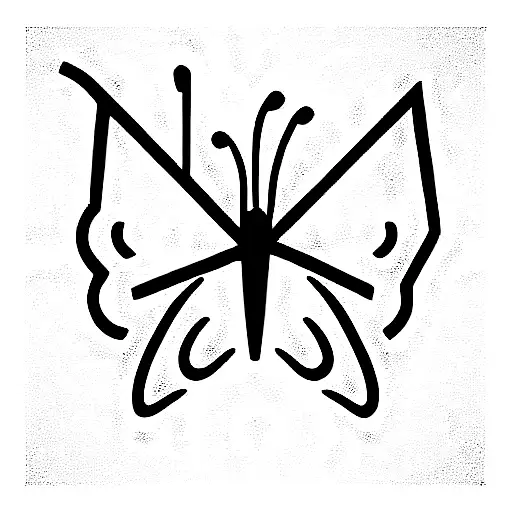 Butterfly effect tattoo design idea