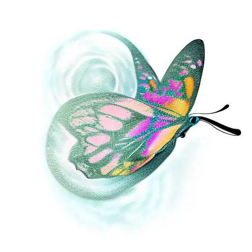 Butterfly effect tattoo design idea