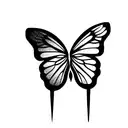 Butterfly effect tattoo design idea