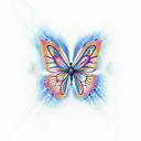 Butterfly effect tattoo design idea