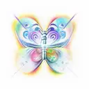 Butterfly effect tattoo design idea