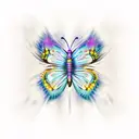 Butterfly effect tattoo design idea