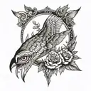 Bon iver inspired tattoo design idea