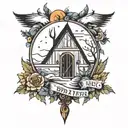 Bon iver inspired tattoo design idea